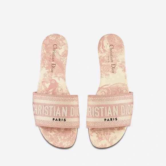 Dior slides pink
